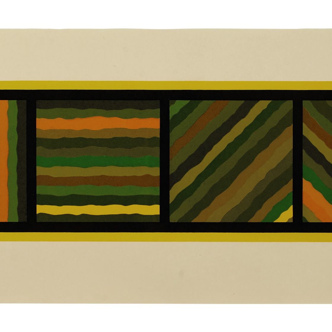 Sol LeWitt — Полосы (не прямые) в четырех направлениях, изображение 2