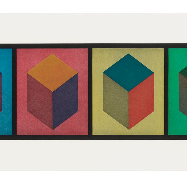 Sol LeWitt — Двенадцать кубов (триптих)