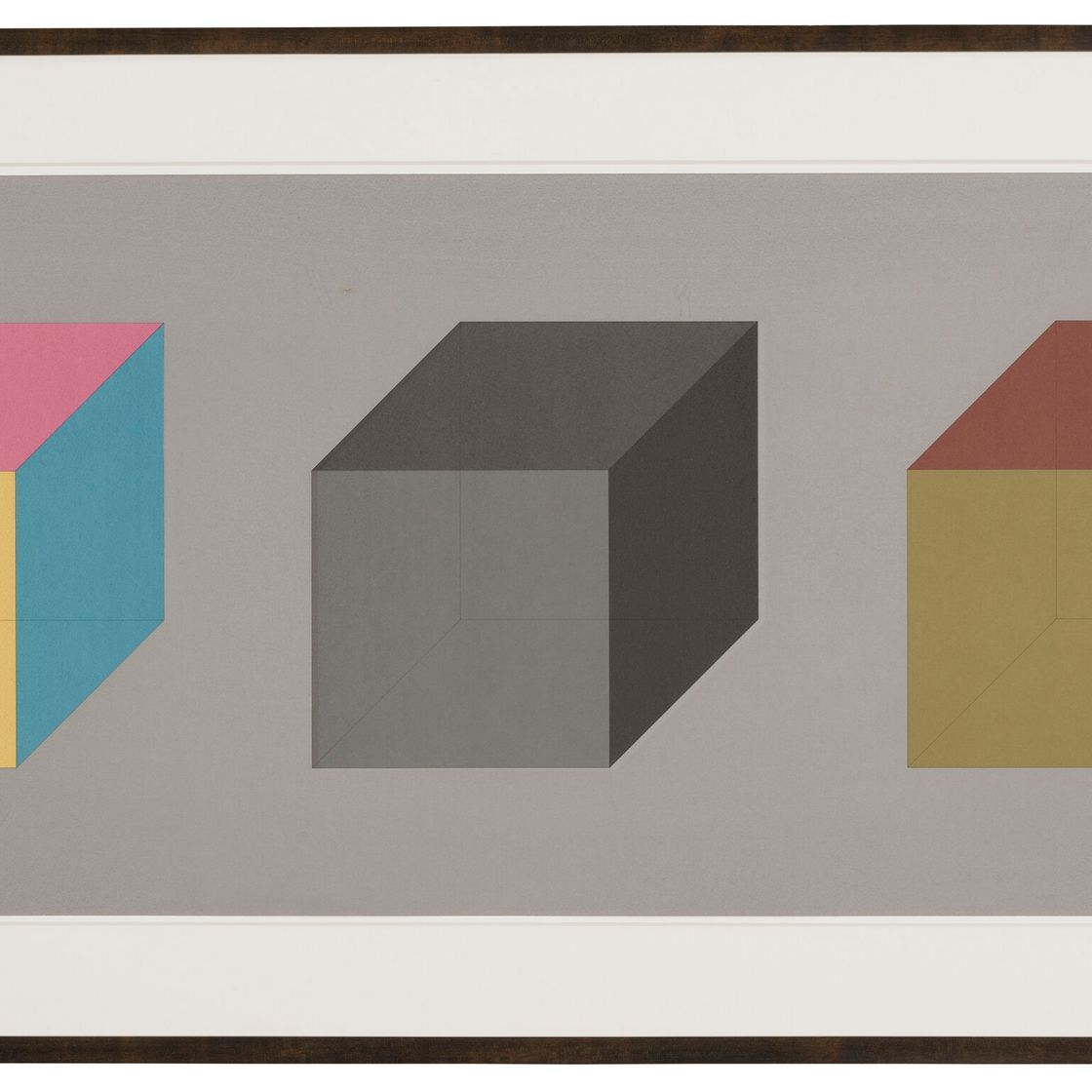 Sol LeWitt — Формы, полученные из цветного куба (простые и наложенные друг на друга), черного и серого цветов, изображение 5