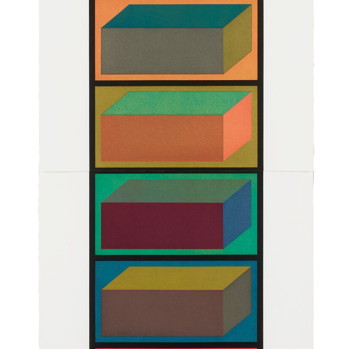 Sol LeWitt — Восемь кубических прямоугольников (Диптих)