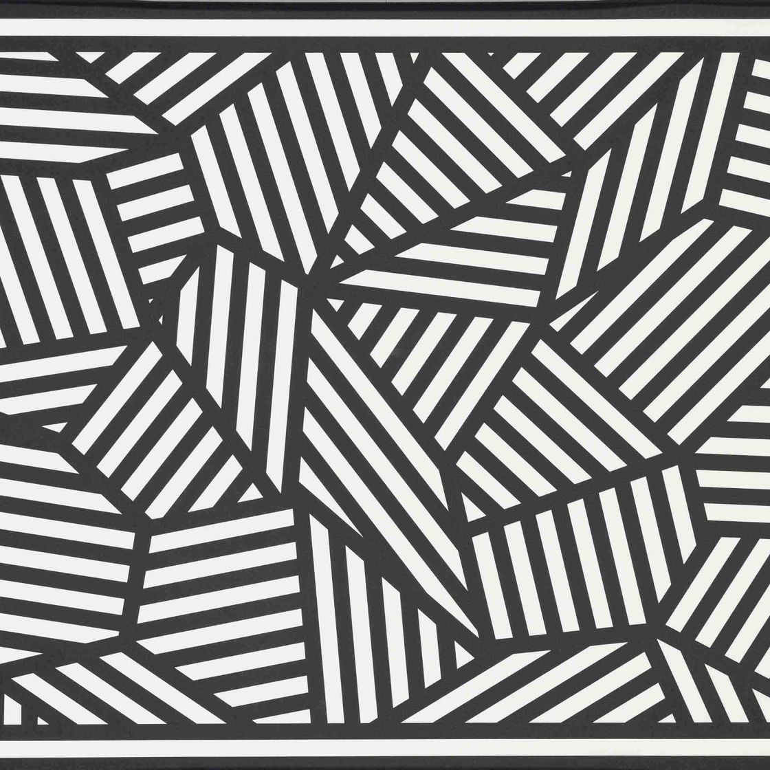 Sol LeWitt — Формы из черных и белых полос