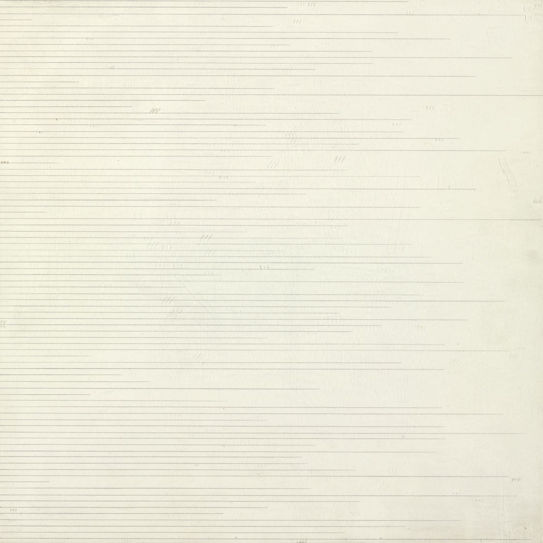 Sol LeWitt — Параллельные прямые карандашные линии произвольной длины с левой стороны