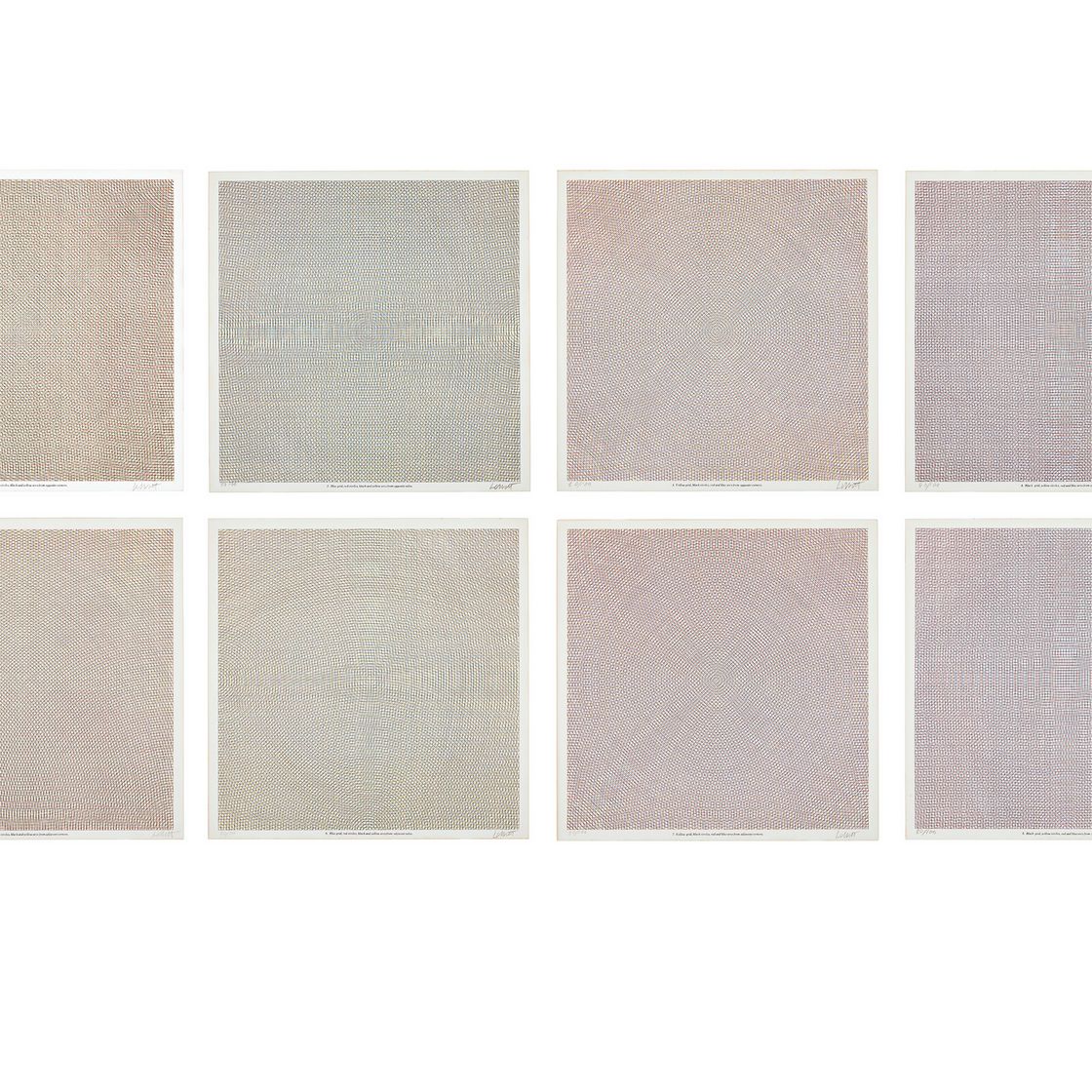 Sol LeWitt — Дуги со сторон или углов, сетки и окружности, изображение 1
