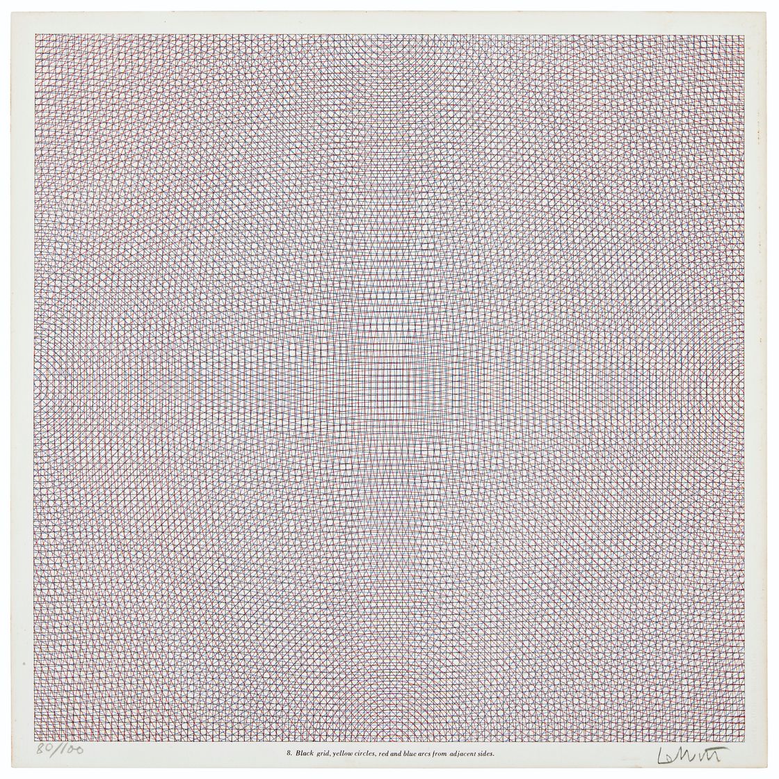 Sol LeWitt — Дуги со сторон или углов, сетки и окружности, изображение 8