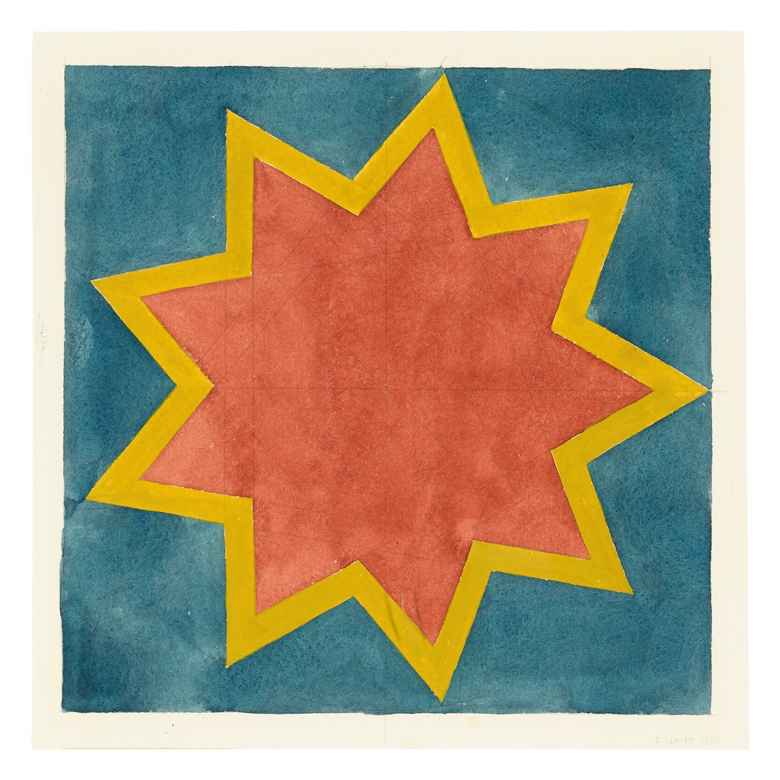 Sol LeWitt — Без названия (9-точечная звезда)