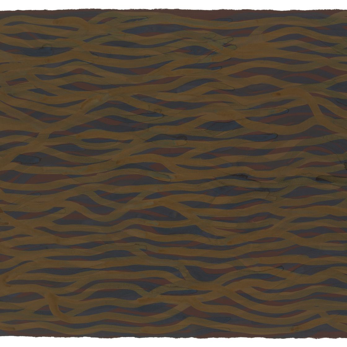 Sol LeWitt — Горизонтальные волнистые мазки кисти