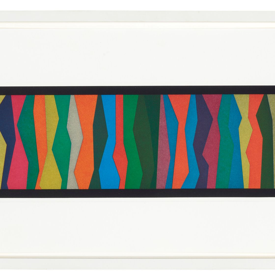 Sol LeWitt — Нерегулярные зигзагообразные полосы, изображение 2