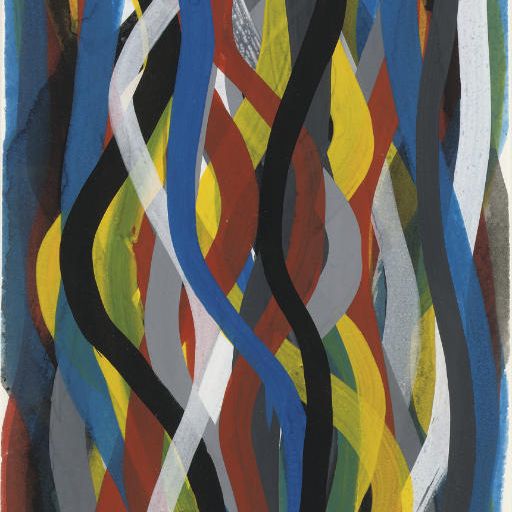 Sol LeWitt — Волнистые вертикальные мазки кисти