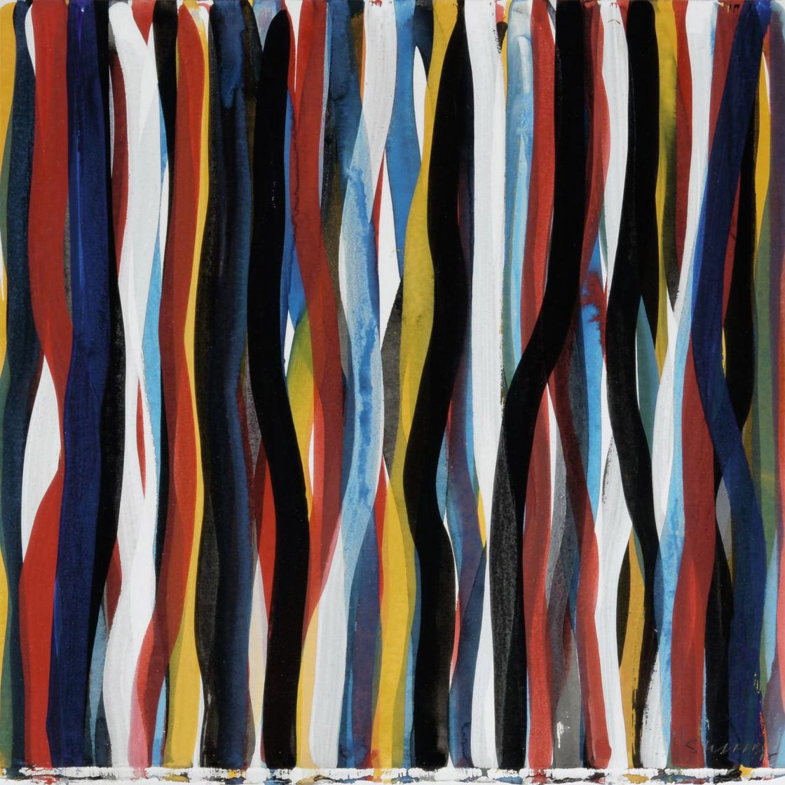 Sol LeWitt — Вертикальные мазки кистью