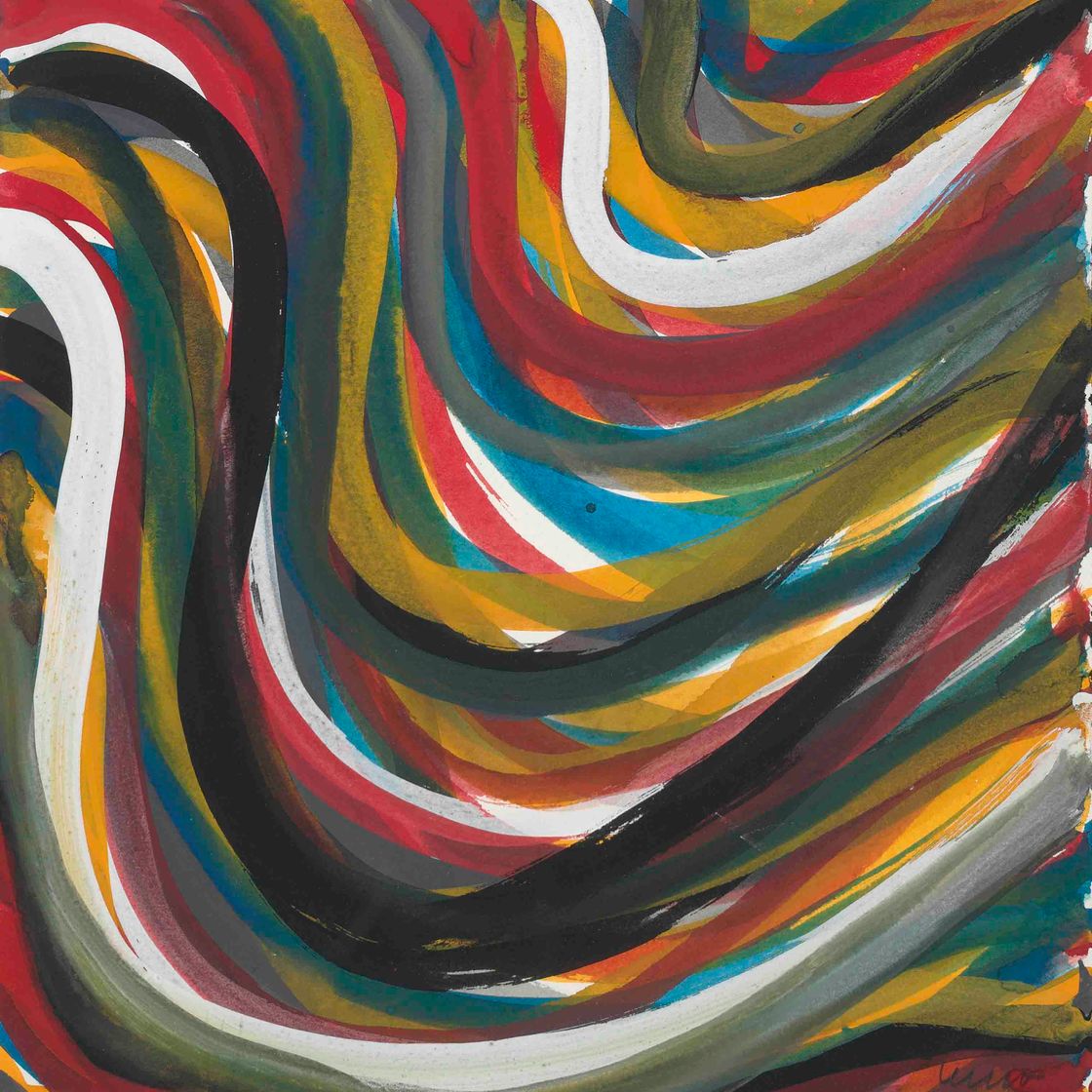 Sol LeWitt — Волнистые мазки кисти