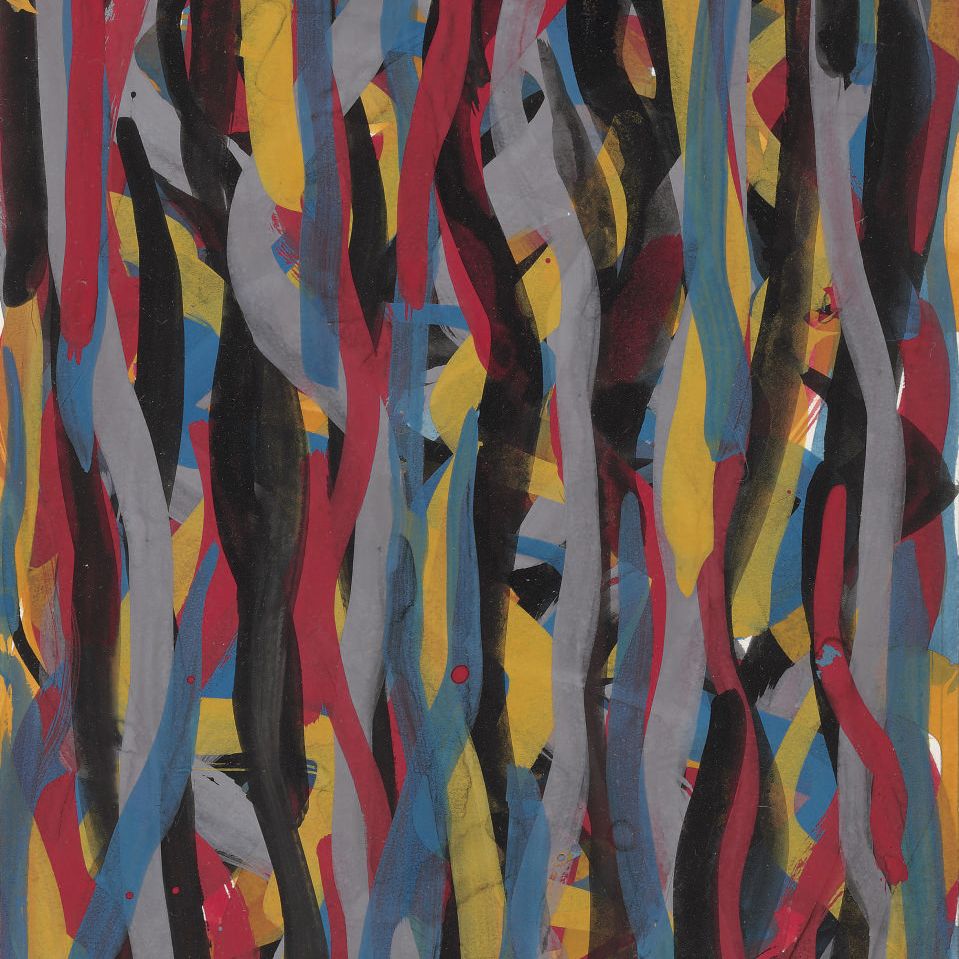 Sol LeWitt — Горизонтальные мазки кистью (1993)
