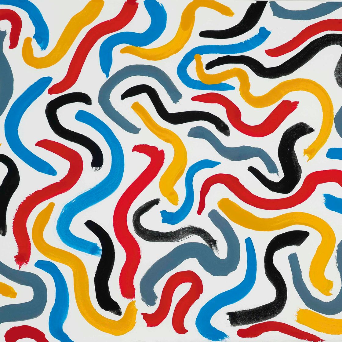 Sol LeWitt — Извилистые мазки кистью