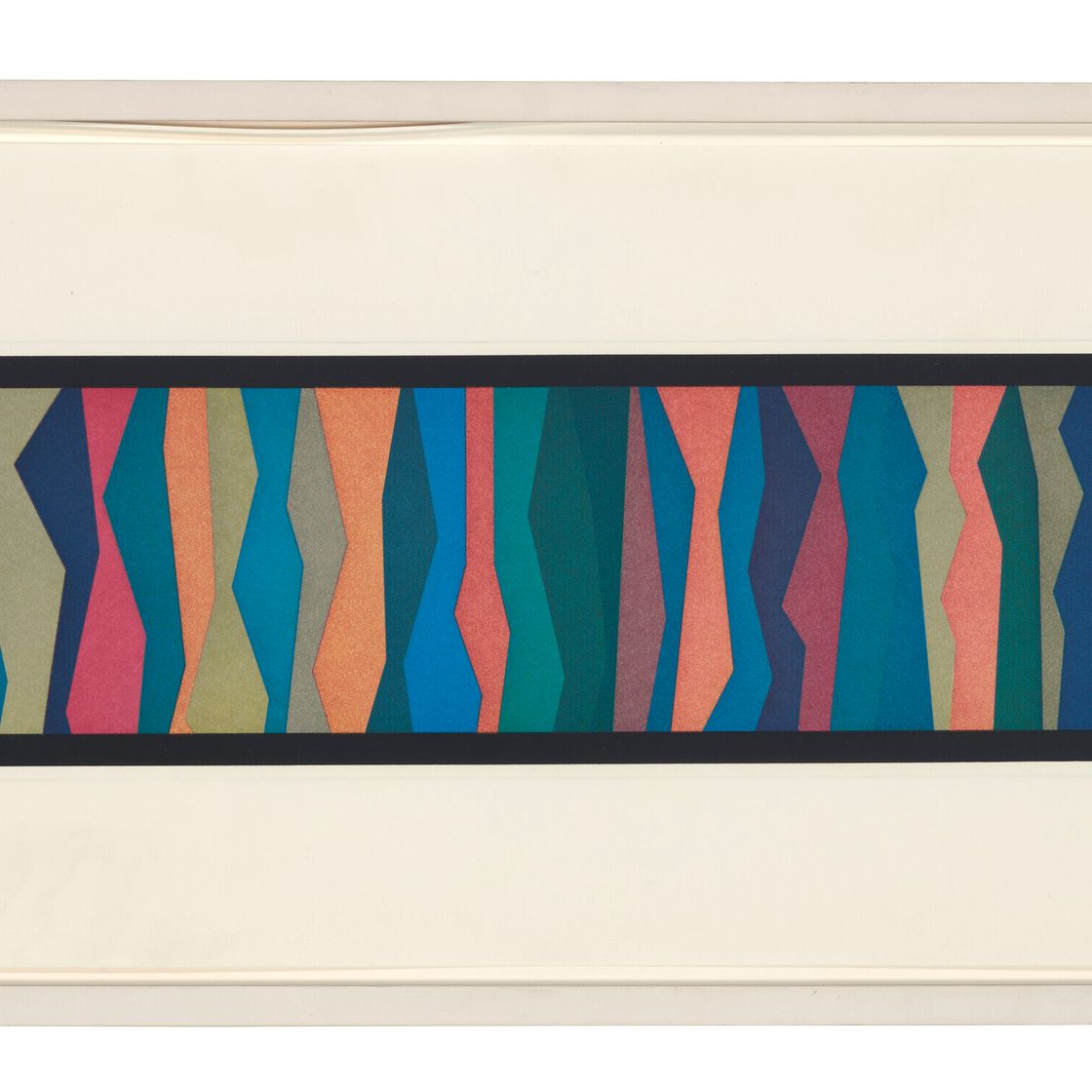 Sol LeWitt — Нерегулярные зигзагообразные полосы, изображение 2