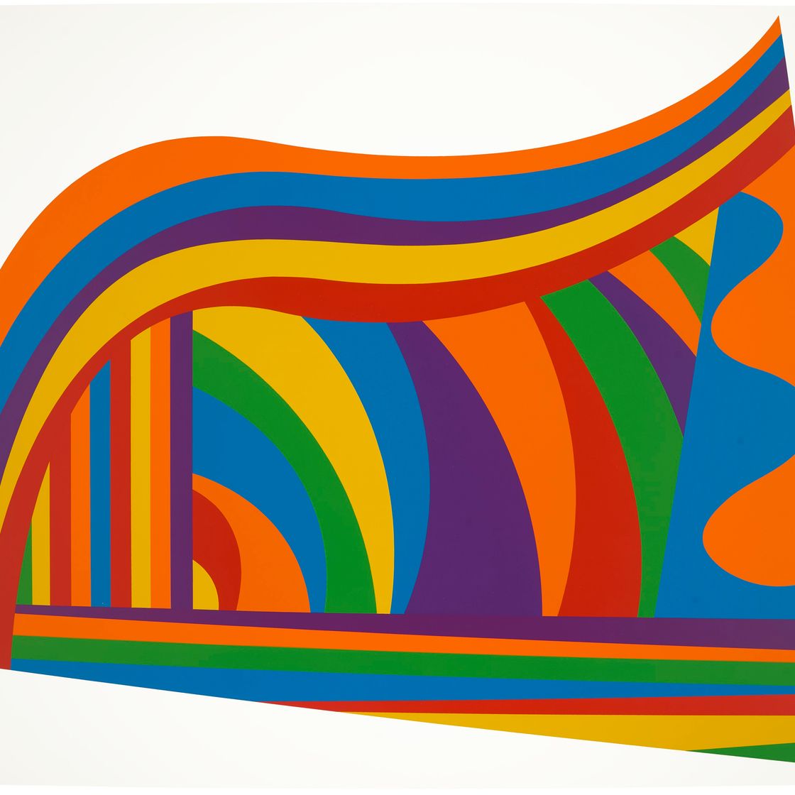 Sol LeWitt — Дуги и полосы разных цветов: три принта, изображение 4