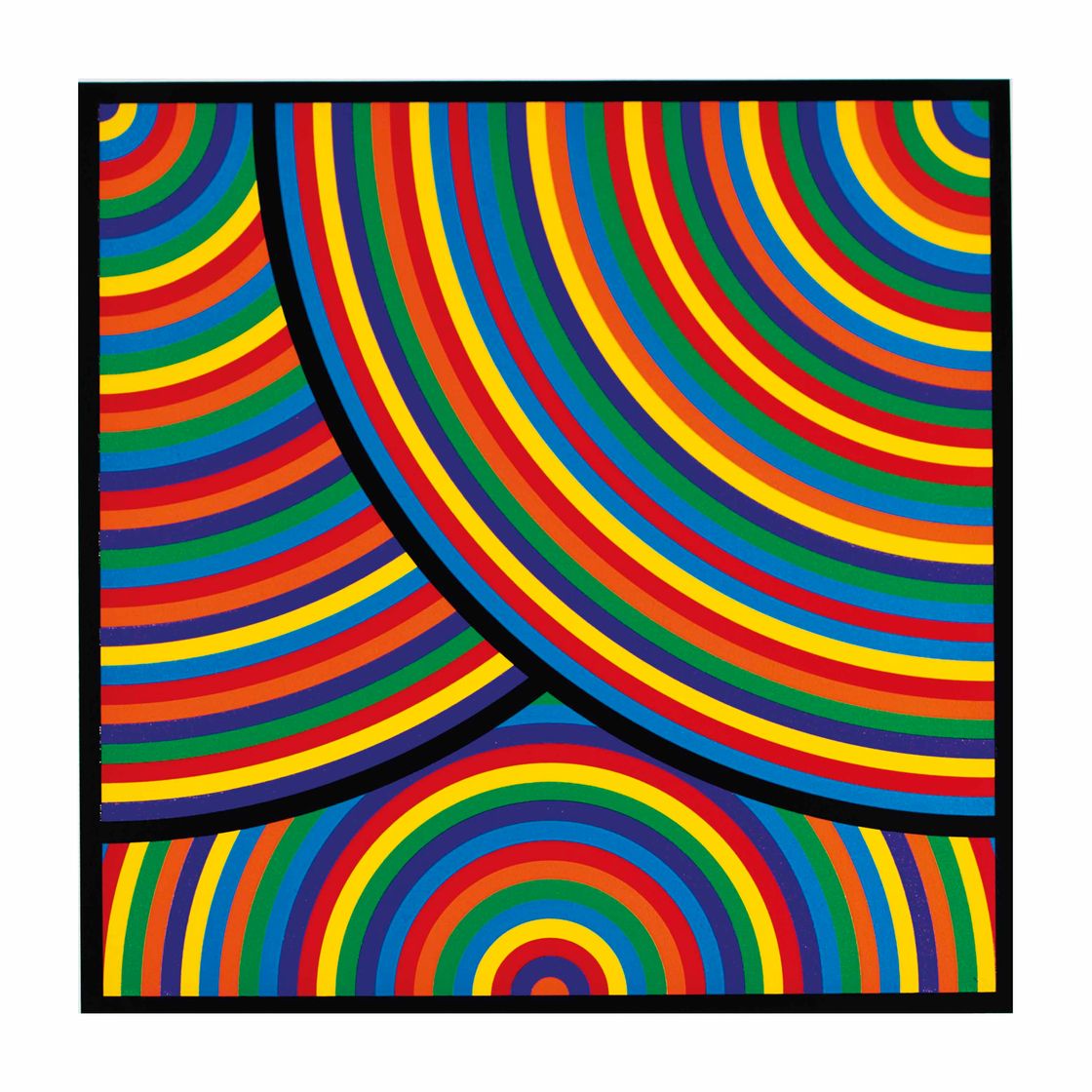 Sol LeWitt — Цветные полосы: один принт