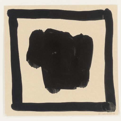 Sol LeWitt — Черная гуашь