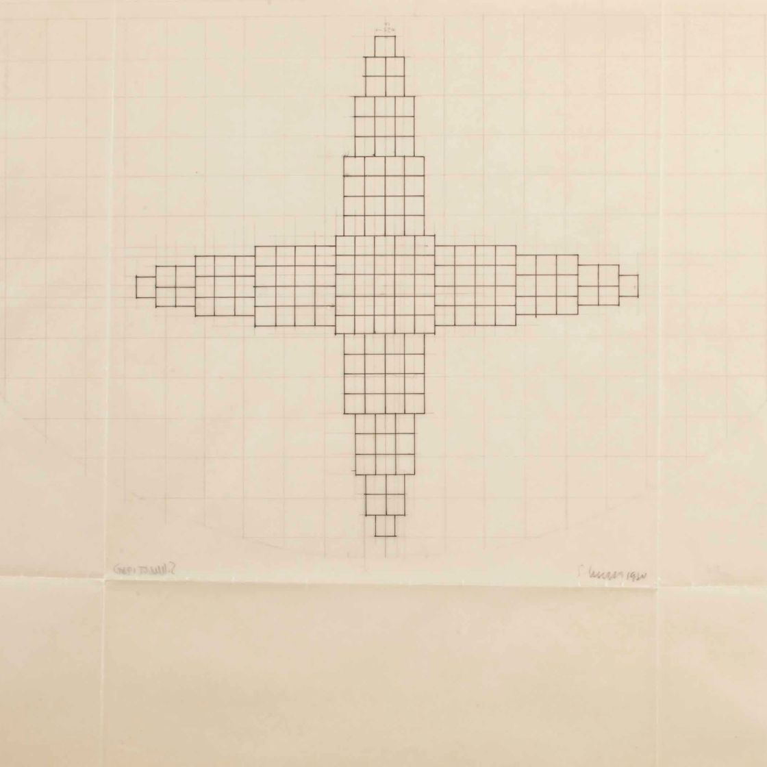 Sol LeWitt — Рабочий чертеж для конструкции