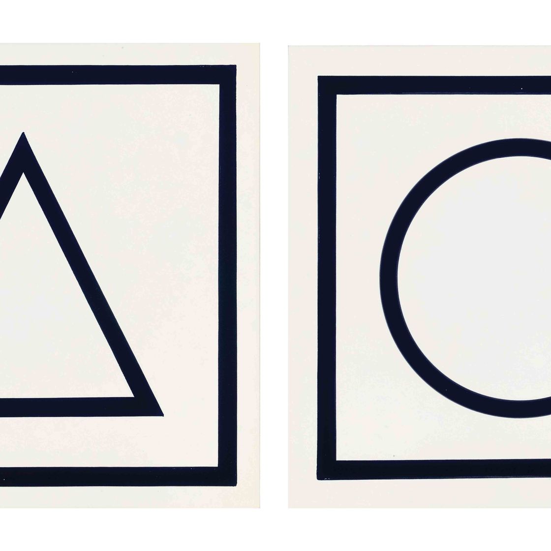 Sol LeWitt — Геометрические фигуры внутри квадратов