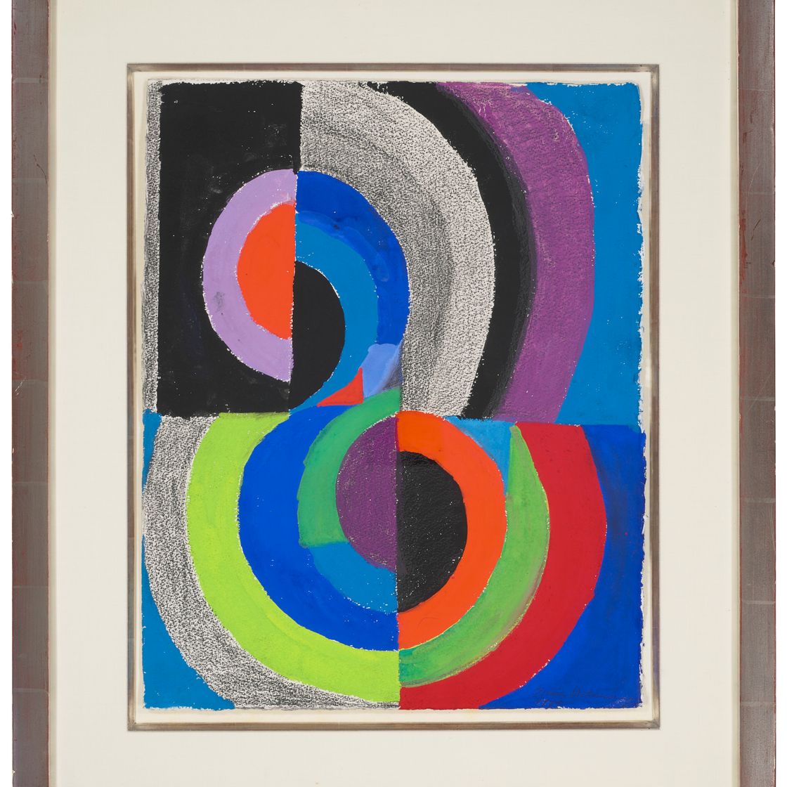 Sonia Delaunay — Ритмический кружок № 1667, изображение 2