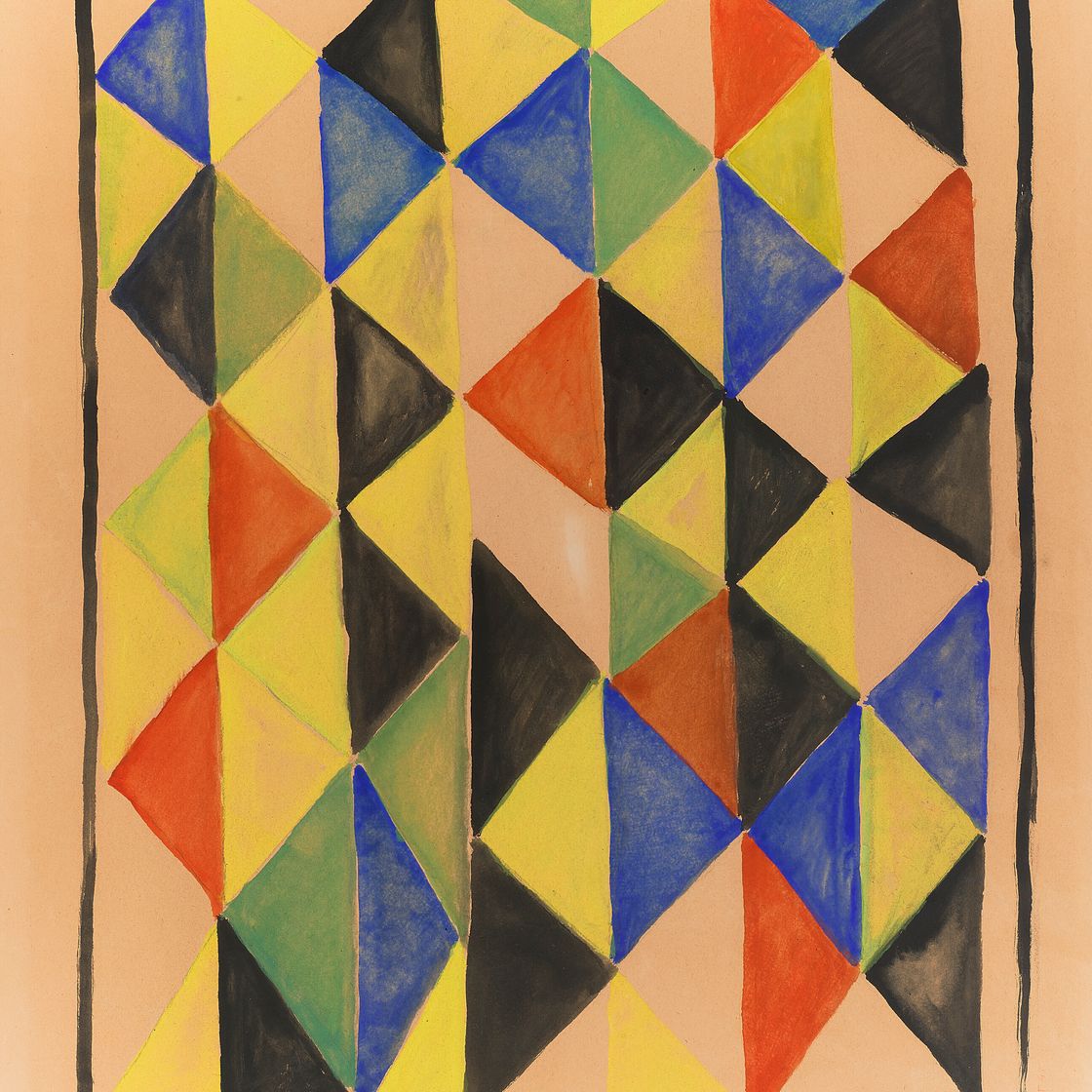 Sonia Delaunay — Проект создания ткани, изображение 1