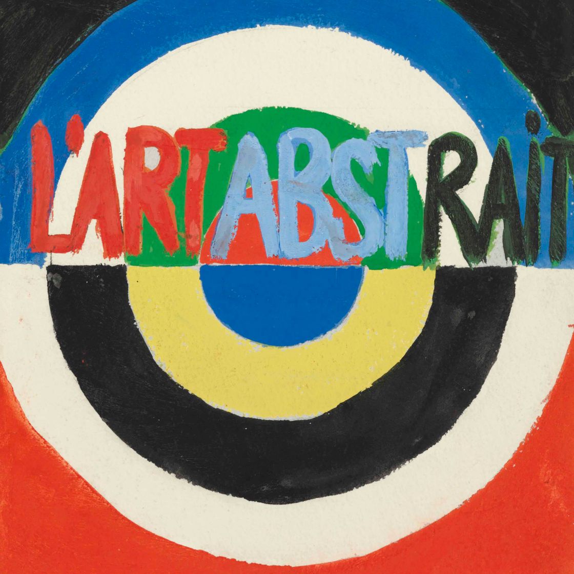 Sonia Delaunay — Проект кувертюры для "Абстракции от искусства"