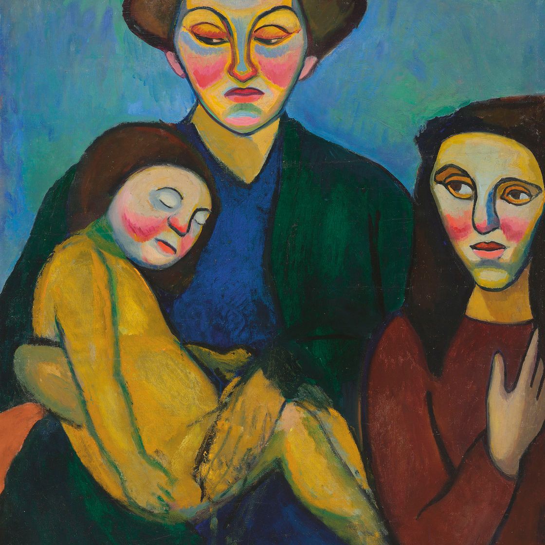 Sonia Delaunay — Двое женщин и один ребенок