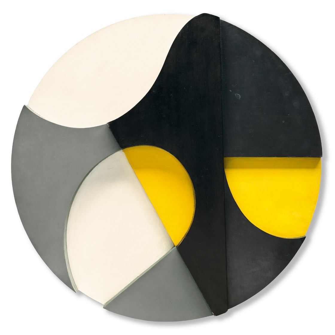Sophie Taeuber-Arp — Рельеф, выполненный в стиле quatre hauteurs, элементы courbes, coupant(ы), cassant(ы), изображение 1