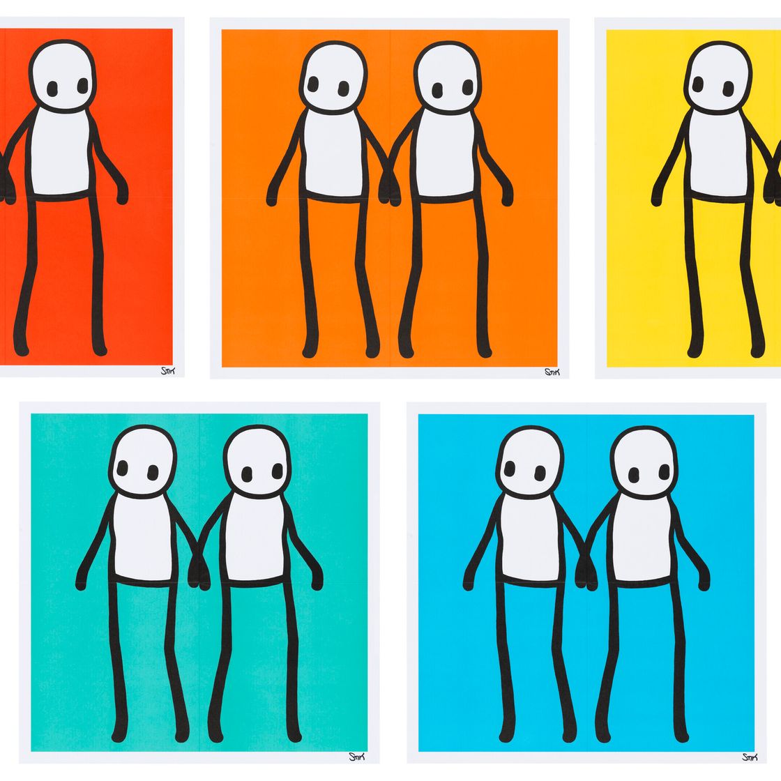 Stik — Держась за руки (Красный, Оранжевый, Желтый, Бирюзовый и синий)