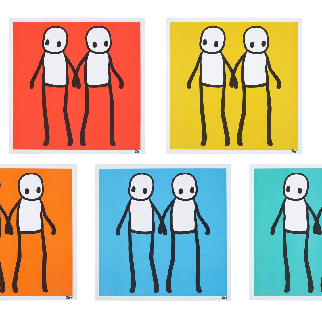 Stik — Держась за руки (Красный, Желтый, Оранжевый, Синий и бирюзовый), изображение 1