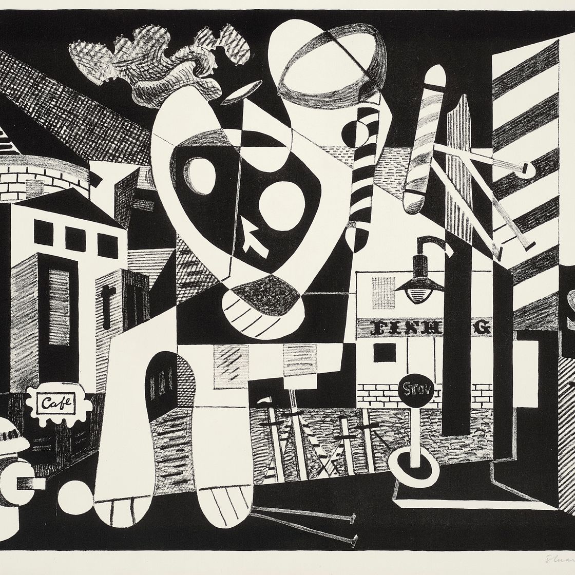 Stuart Davis — Аккорд парикмахерской, изображение 1