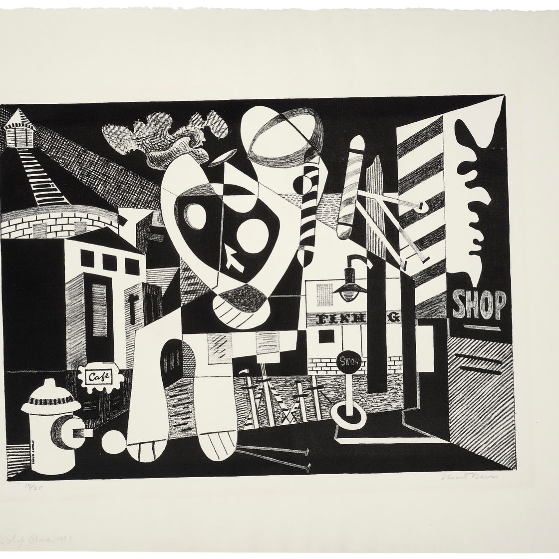 Stuart Davis — Аккорд парикмахерской, изображение 3