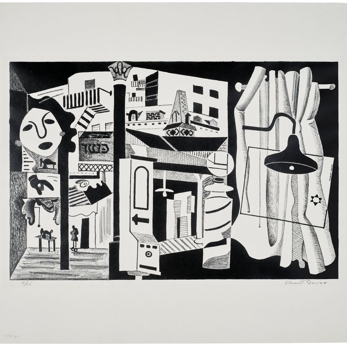 Stuart Davis — Шестая авеню Эль, изображение 3
