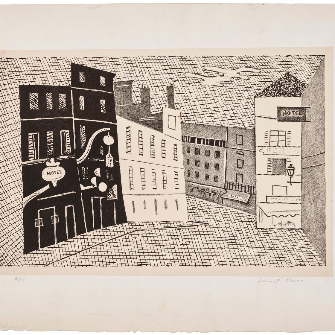 Stuart Davis — Улица Эшоде