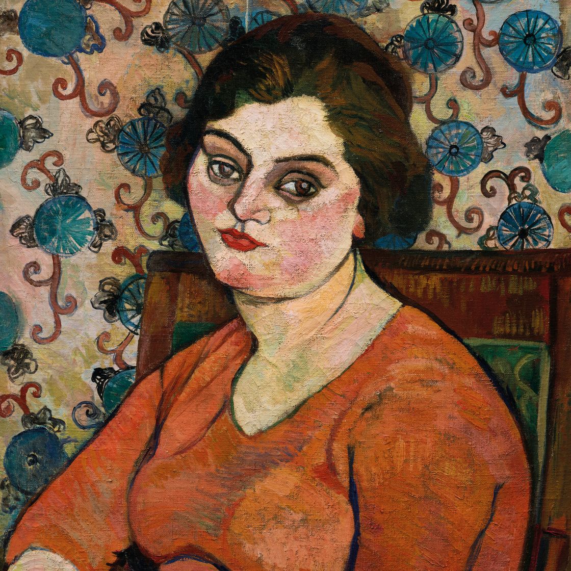 Suzanne Valadon — Портрет молодой женщины, изображение 1