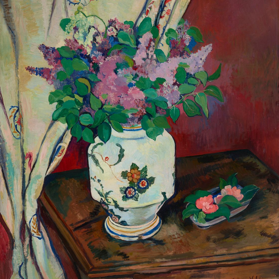 Suzanne Valadon — Лилы и камелии, изображение 1