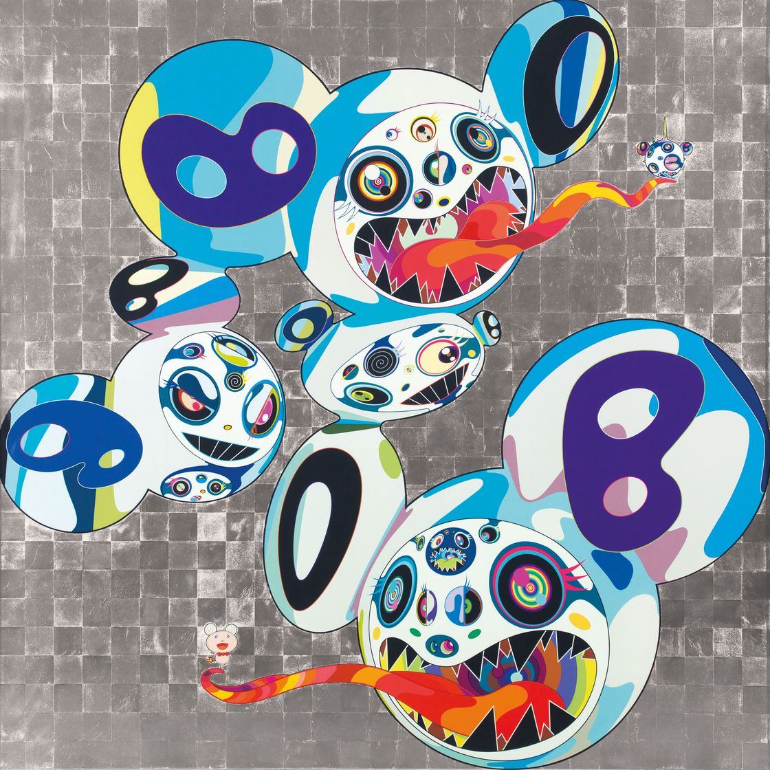 Takashi Murakami — Плавящийся ДОБ: Сложный синий