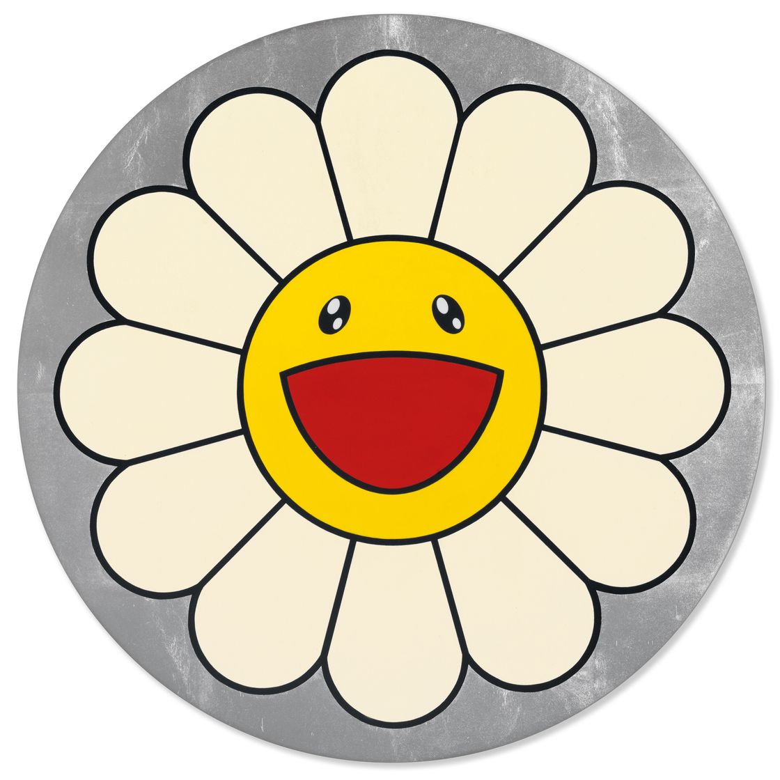 Takashi Murakami — Цветок радости (канареечно-желтый)