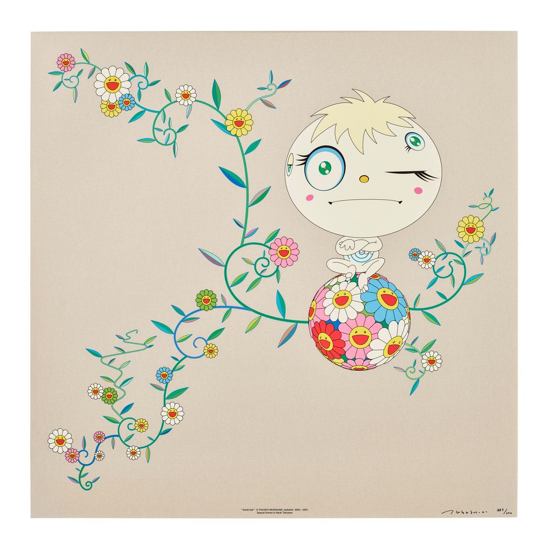 Takashi Murakami — Восемнадцать гравюр художника, изображение 12