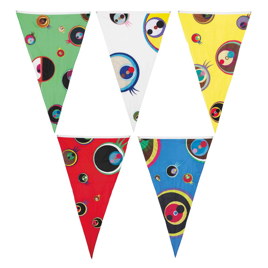 Takashi Murakami — Без названия (флаги)