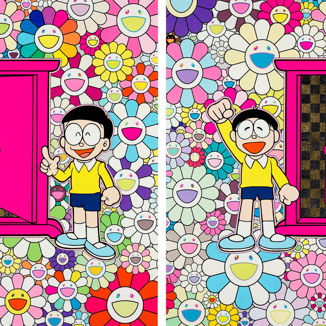 Takashi Murakami — Любая дверь (Dokodemo Door) в Поле цветов; и мы пришли на Поле цветов через Любую дверь