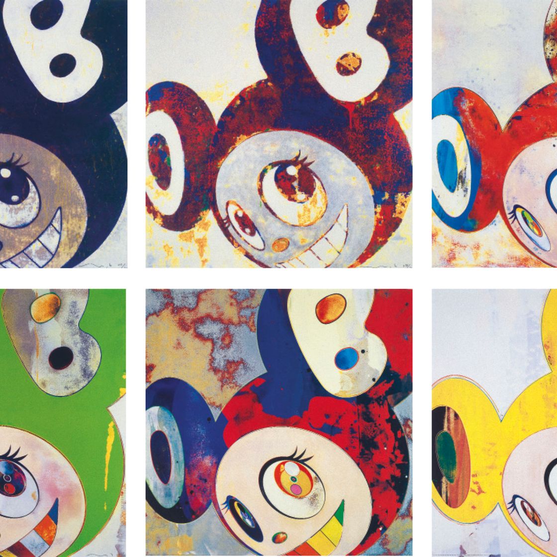 Takashi Murakami — И потом, И потом; И Потом, И потом; И Потом, И потом Абстрактный Билд; И Потом, И потом Каппа; И Потом, И потом Полоскание горла; И Потом, И потом Желтое желе