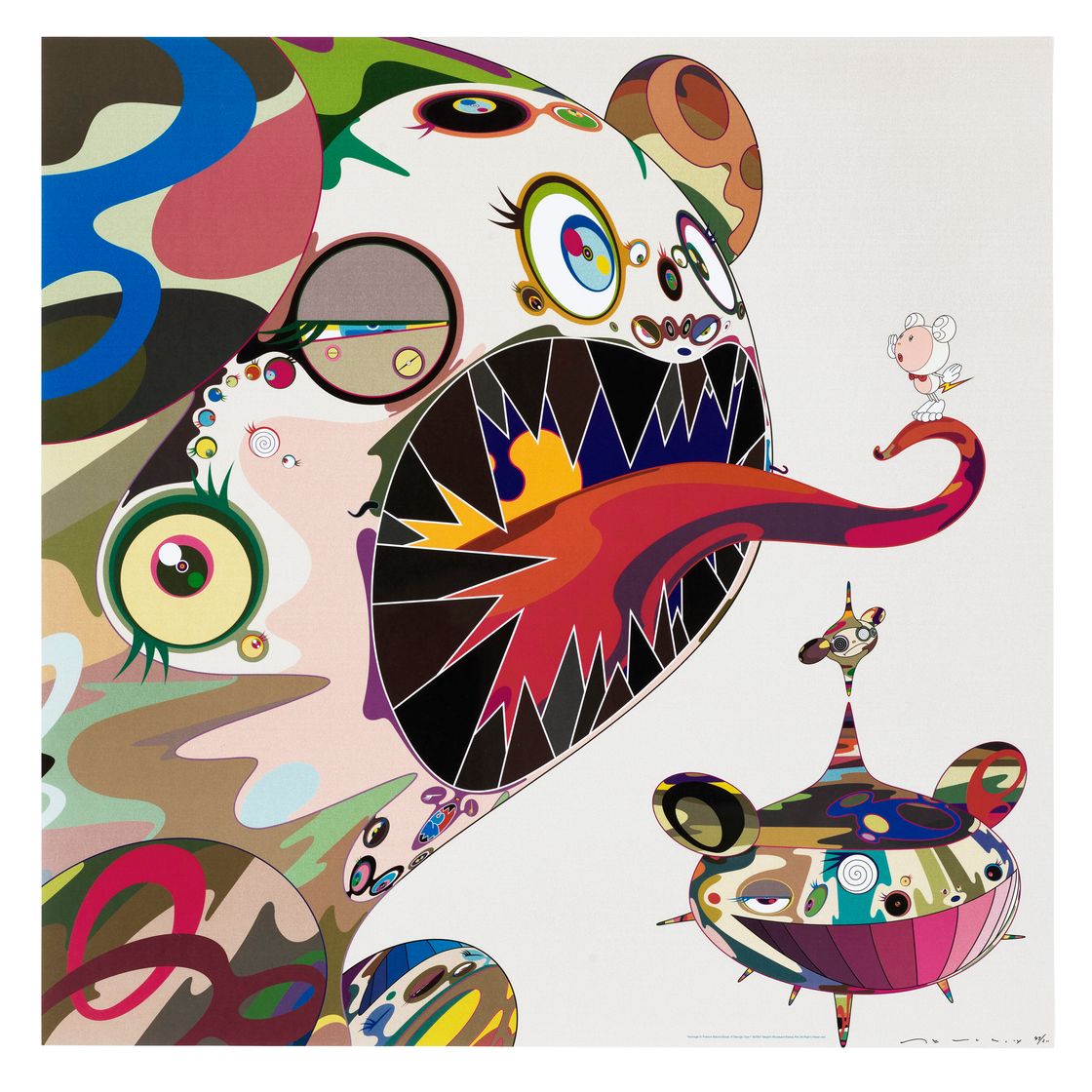 Takashi Murakami — Две гравюры художника, изображение 2