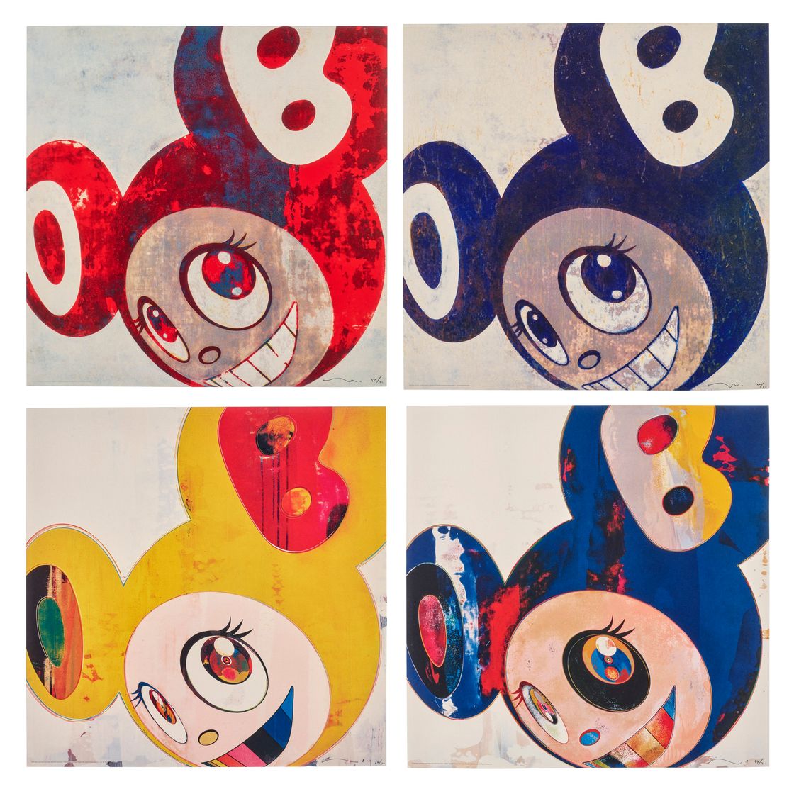 Takashi Murakami — Четыре гравюры художника