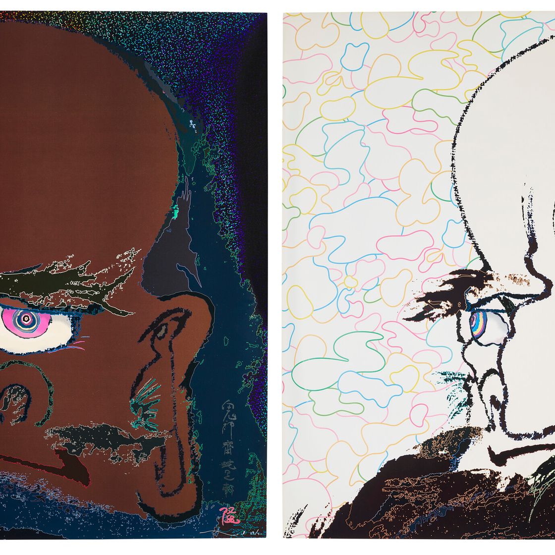 Takashi Murakami — Две гравюры художника, изображение 1