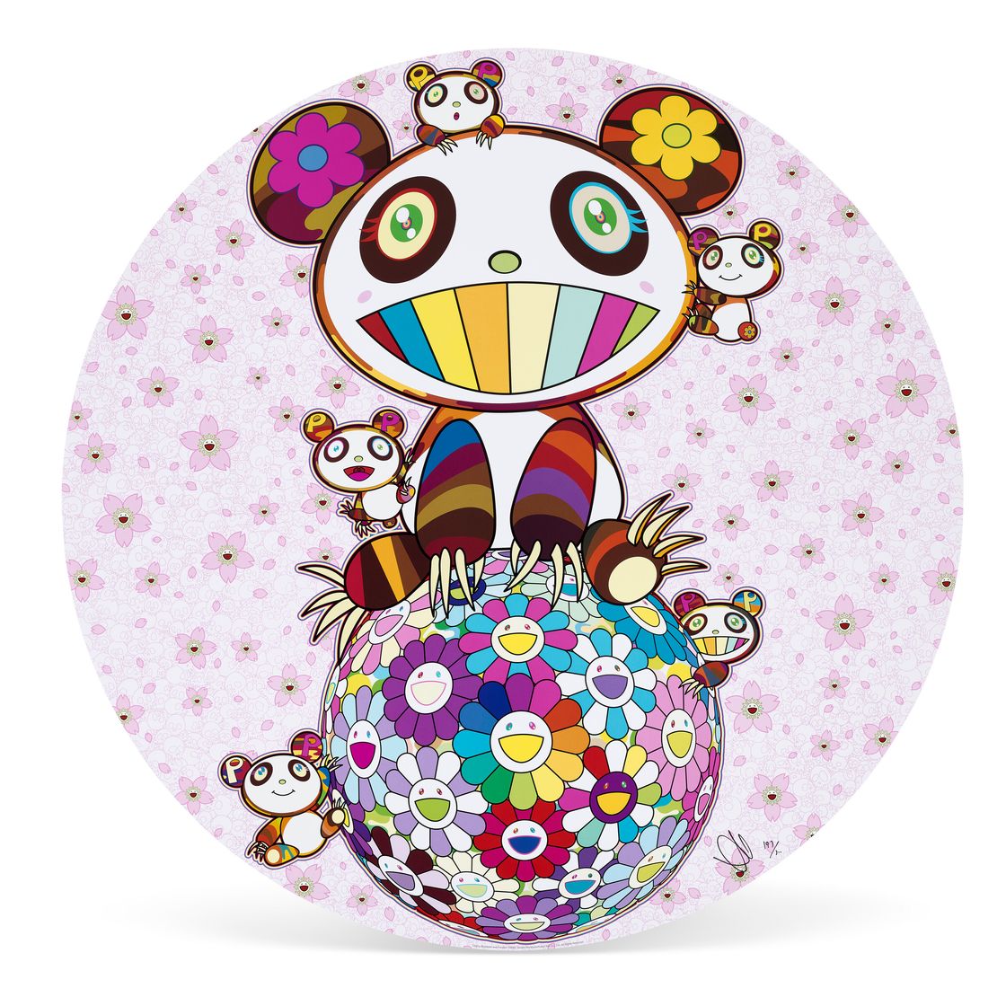 Takashi Murakami — Цветущая сакура и панды