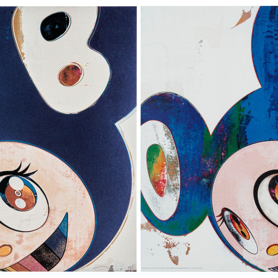 Takashi Murakami — Две гравюры художника