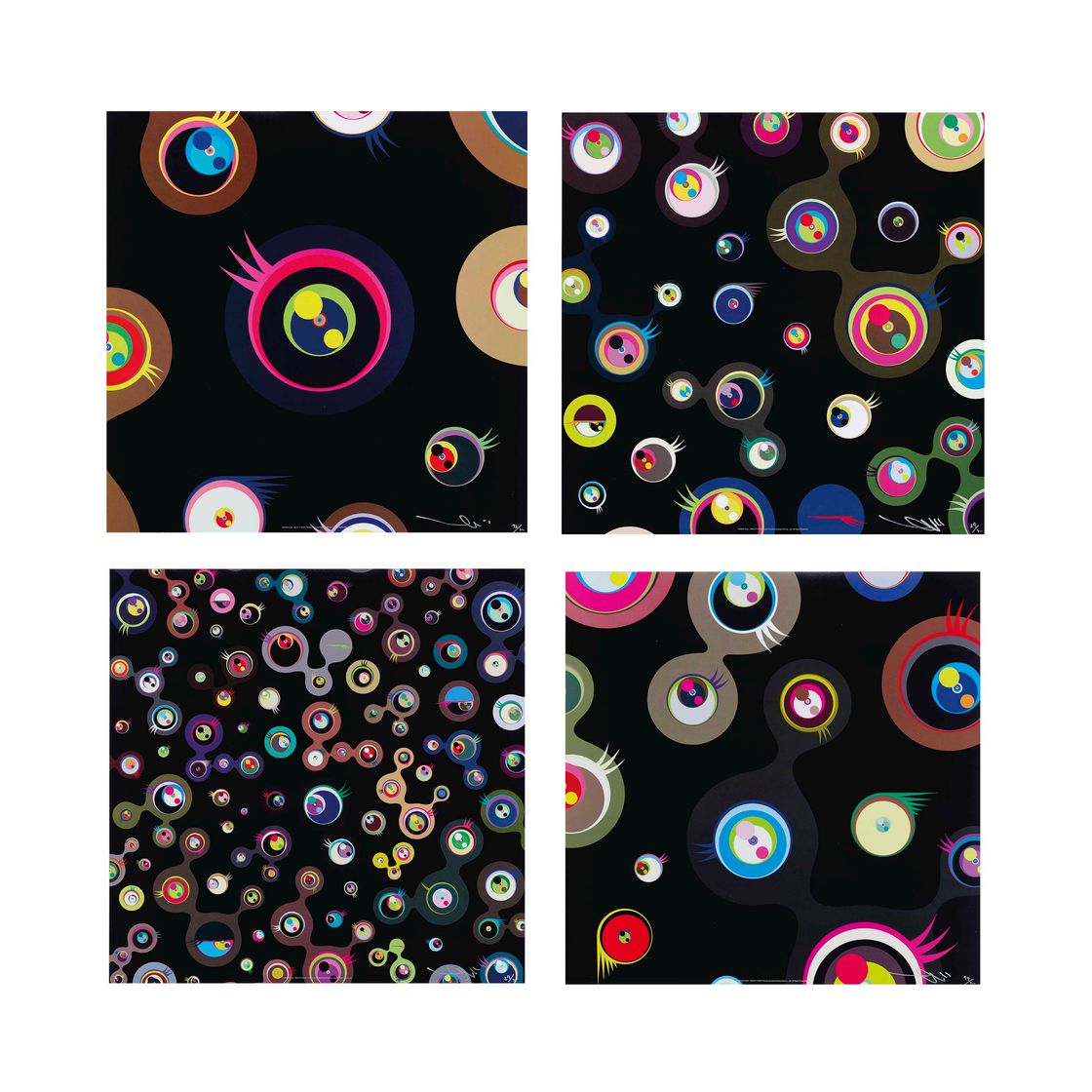 Takashi Murakami — Четыре гравюры художника