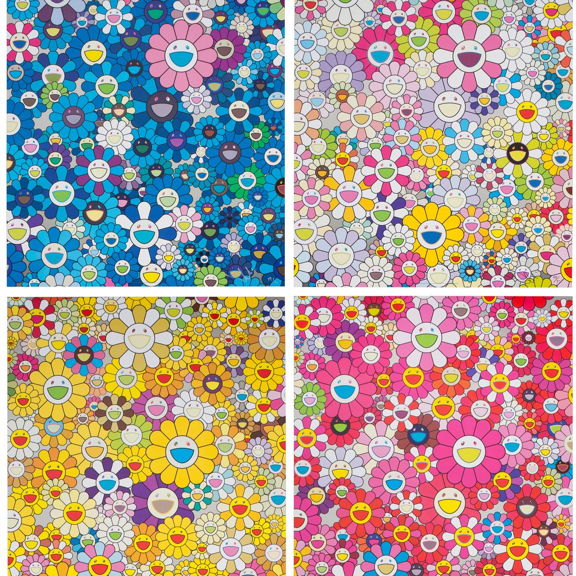 Takashi Murakami — Четыре гравюры художника