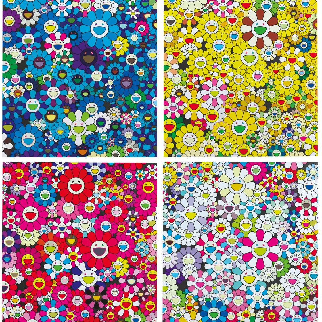 Takashi Murakami — Четыре гравюры художника
