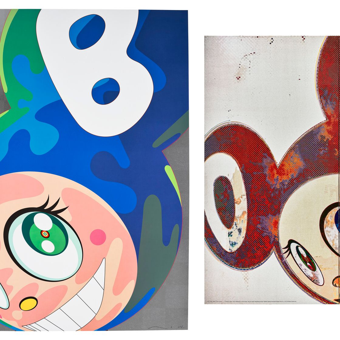 Takashi Murakami — Две гравюры художника